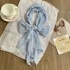 Fashion Thin Polka Dot Long Ribbon Scarf Shawl Elegant Neck Protection Neckerchief Narrow Tie Neck Scarf Costume Accessories