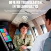 Voice Electronic Translator M9, 107 Languages Online, 16 Languages Offline, Photo Translation, Gray