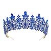 Барокко Европейский и Американский Конкурс Красоты Свадебная Корона Тиара Сплав Кристалл Свадебная Повязка на Голову Аксессуары для Волос Корона