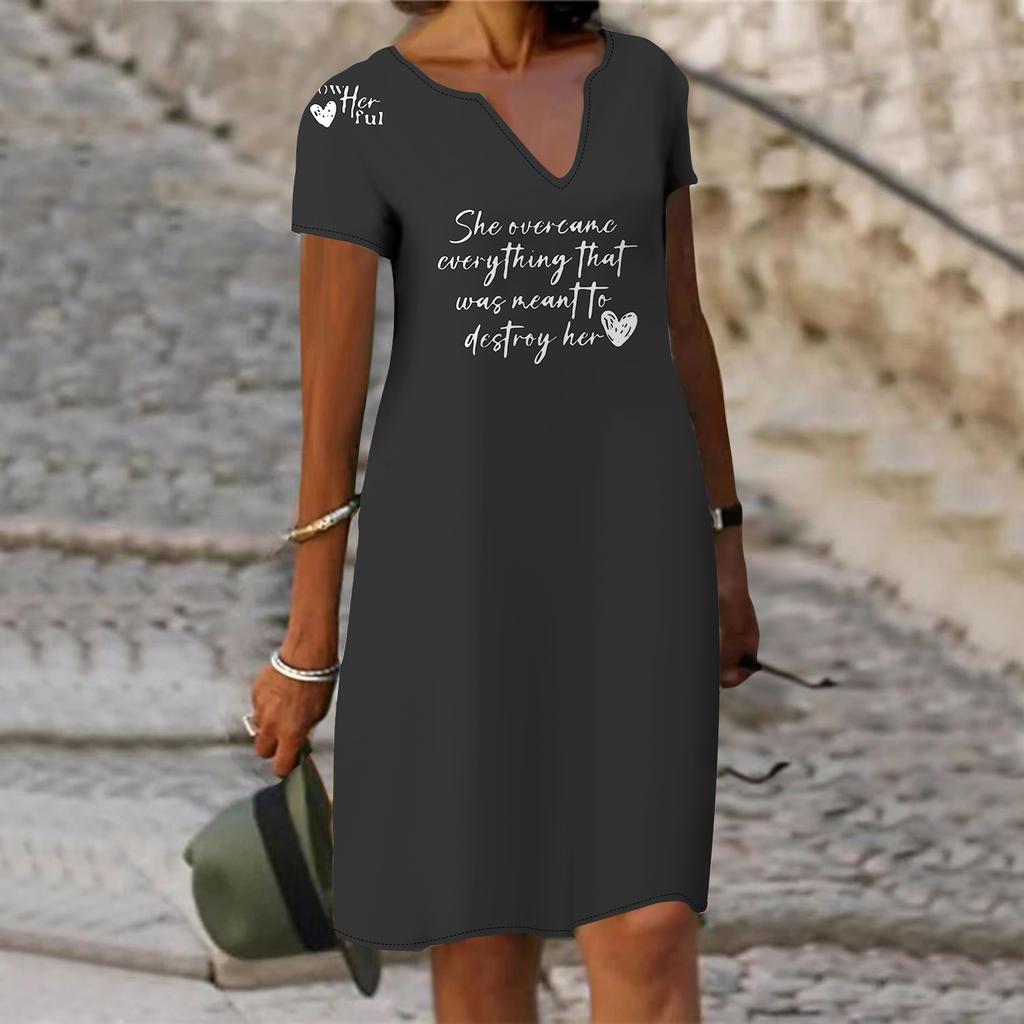 Летнее модное платье с v-образным вырезом, женское платье с коротким рукавом и леопардовым принтом, платье с английским принтом, свободное повседневное платье для женщин