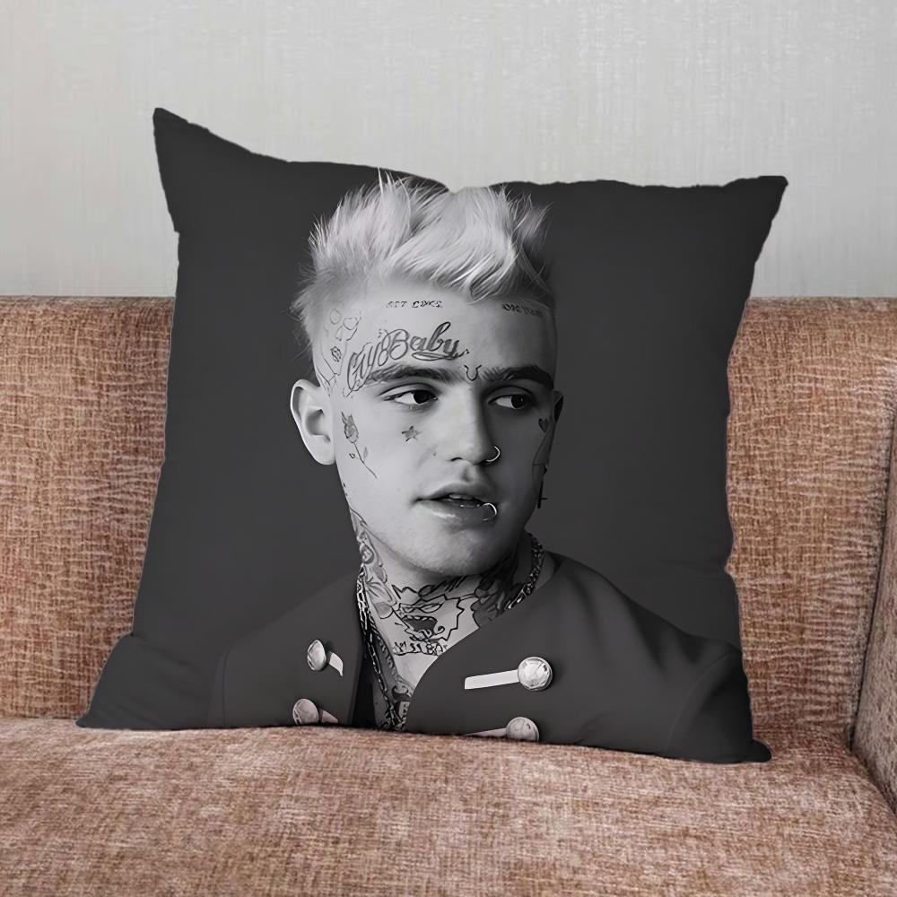 L-Lil Peep Cry Baby Наволочка Для Домашней Спальни Автомобиля Офиса Декора Гостиной Подушка-Подушка Для Дивана Подходящая