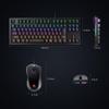 iClever Gaming Keyboard and Mouse Low Macro High G06Combo Set, Wired, Latency, Support, Customizable, Durability, (Black)