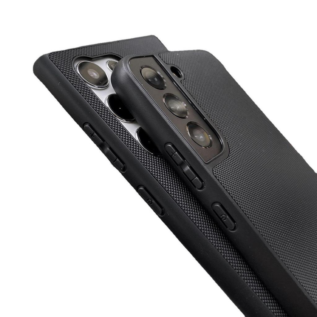 Чехол Samsung S25 Ultra Cross Pattern для Note20 Ultra/S22 Ultra - Полная защита задней оболочки