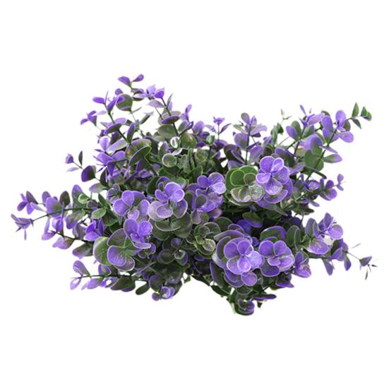 Пластиковый цветок, имитация эвкалипта, не увядающий, необычный, красивый свадебный искусственный стебель с листом