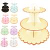 3-Layer Cupcake Dessert Paper Stand Display Rack Birthday Wedding Party Supplies