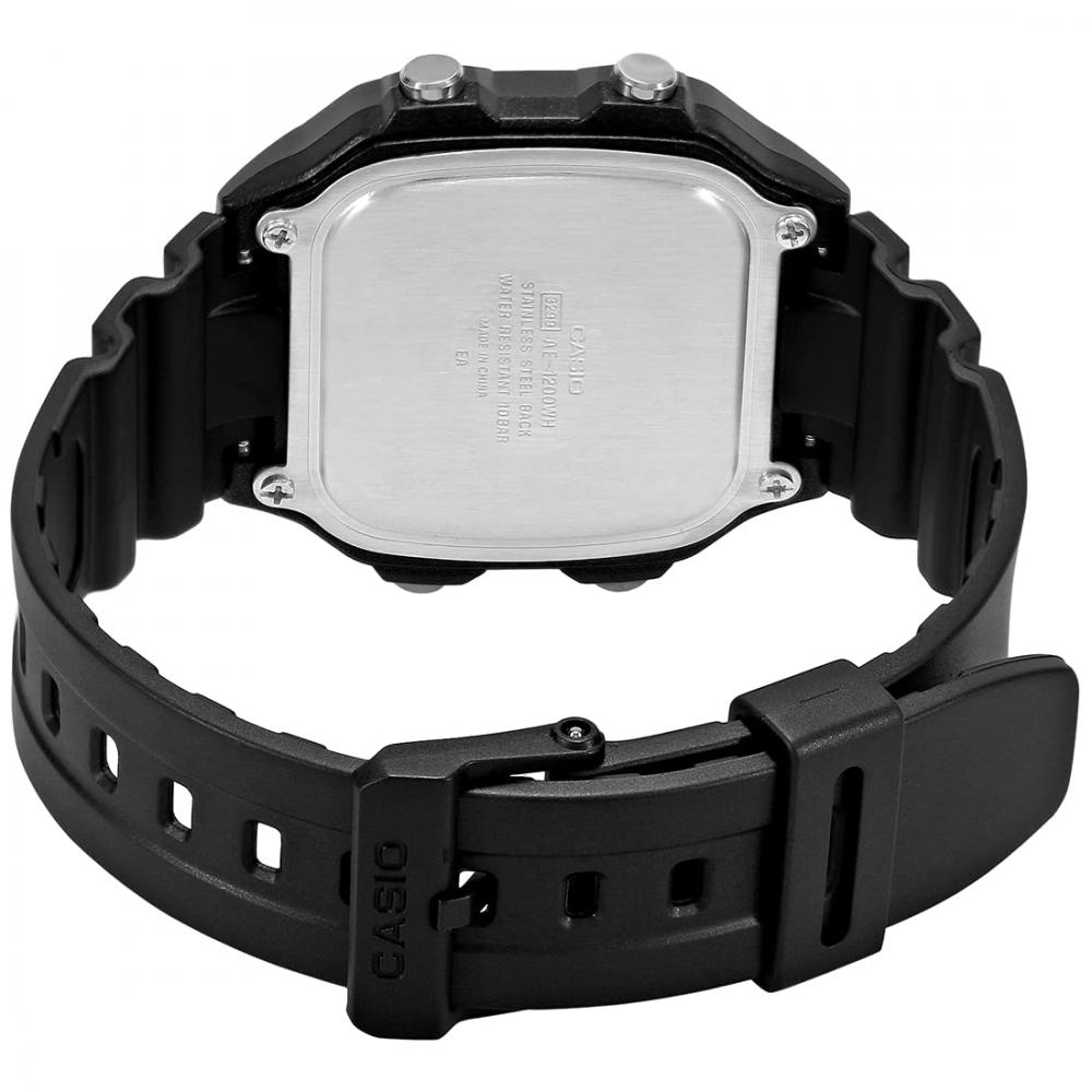 Casio Watch Digital AE-1200WH-1A Men's Overseas Model