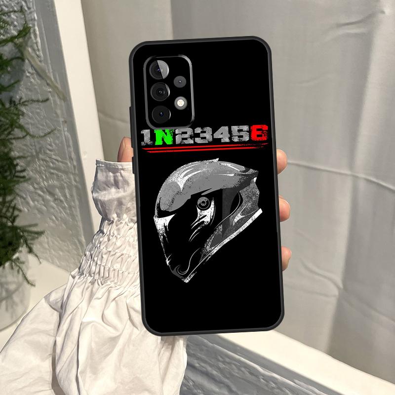 1N23456 Мотоциклетный чехол для Samsung Galaxy A52S A06 A16 A26 A36 A56 A55 A35 A15 A53 A32 A33 A13 A14 A34 A54 A17