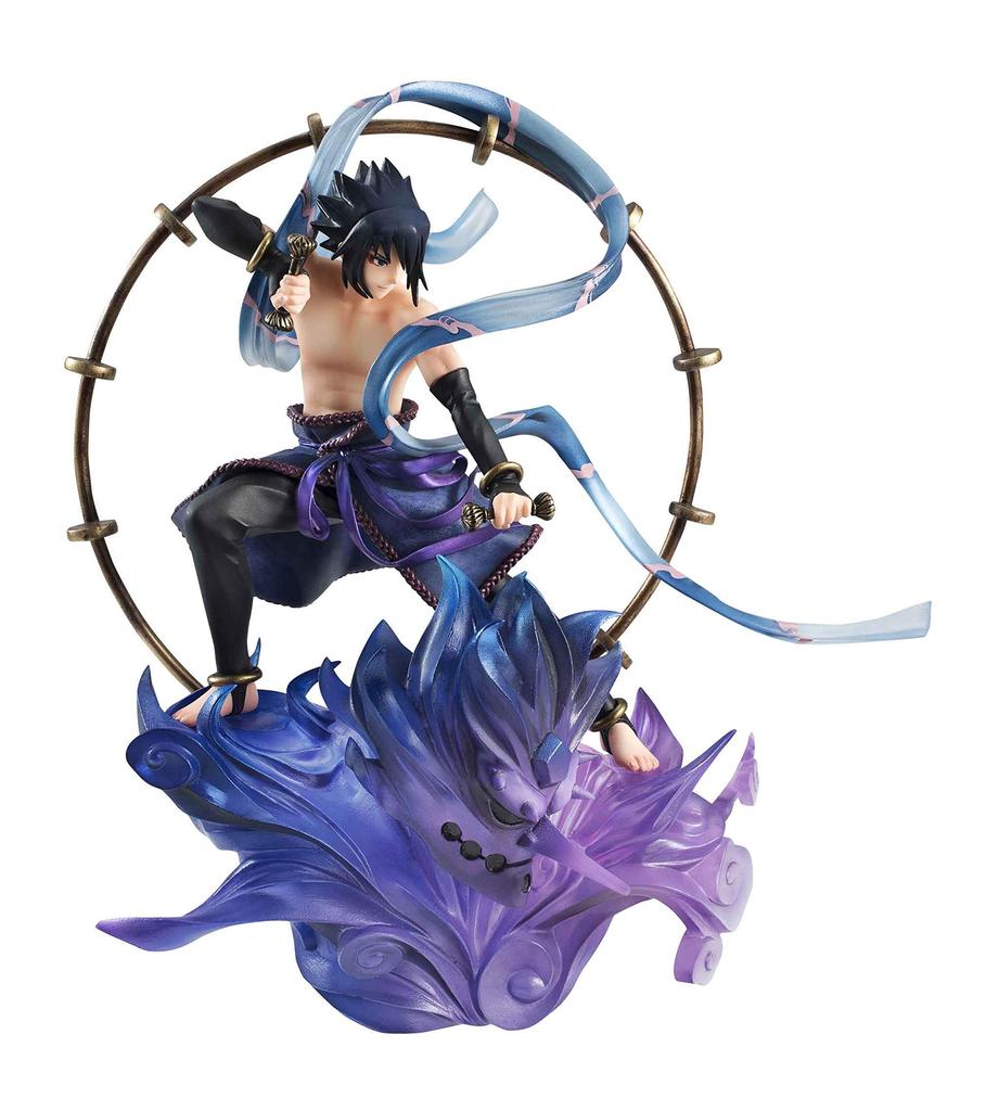 MegaHouse Наруто Шиппуден Саске Учиха Райджин GEM Series Remix Статуя Фигурка