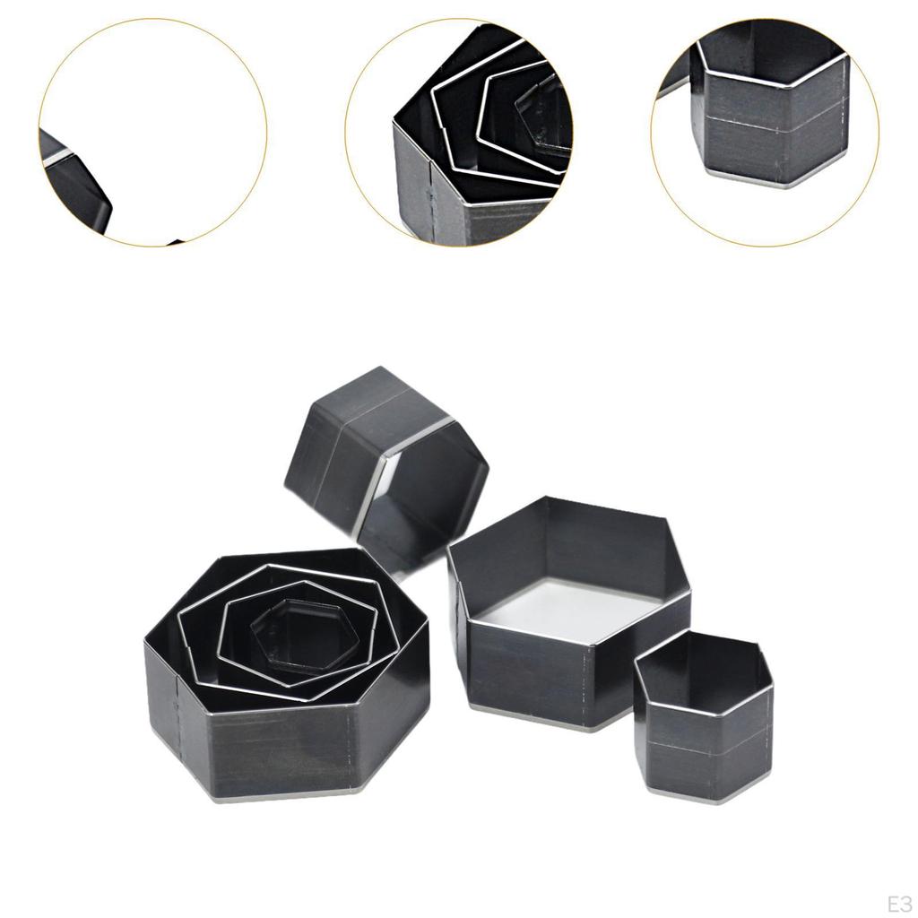 7 штук Кожаный вырубной штамп Разные размеры Шаблон Инструмент для рукоделия Геометрическая форма для DIY