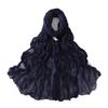 Осенний Новый Мятый Шарф Для Женщин Девушек Студенток Однотонный Хлопковый Вуаль Тонкие Шарфы Мягкая Вязаная Шаль Женская Накидка Шали
