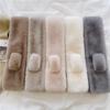 Plush Skin-friendly Solid Color Wind-resistant Scarf Soft Fur Collar Warm Like Rabbit Fur Clothing Accessories