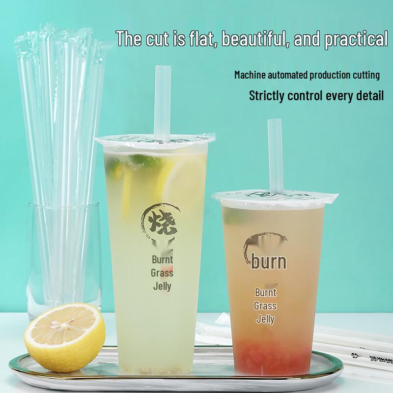 HUIHUADU Individually Wrapped PP Drinking Straws