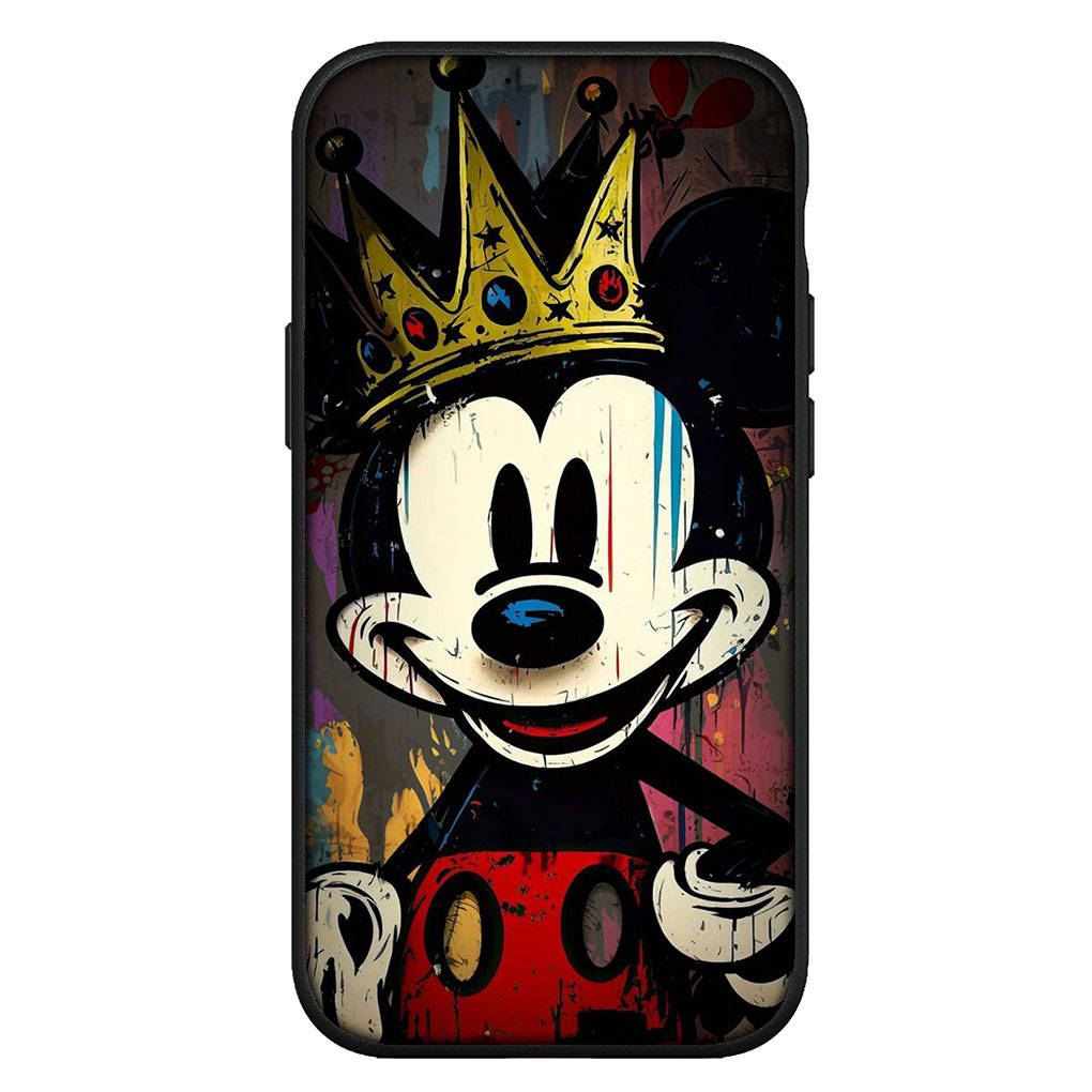 For iPhone 16 15 Xiaomi Redmi Note 13 12 11 Pro Max X 9 14 XR Samsung Galaxy A15 S24 S23 Plus Huawei OPPO Minnie Lovely Mickey Mouse Phone Case