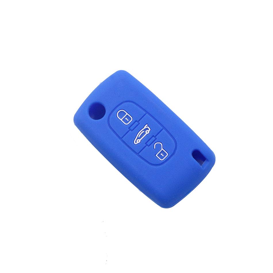 Силиконовый чехол для ключа для Peugeot 206 208 207 308 RCZ 408 407 307 206 для Citroen C4 C5 C3 C2 C4L DS3 DS4 Xsara Picasso Чехол для ключа