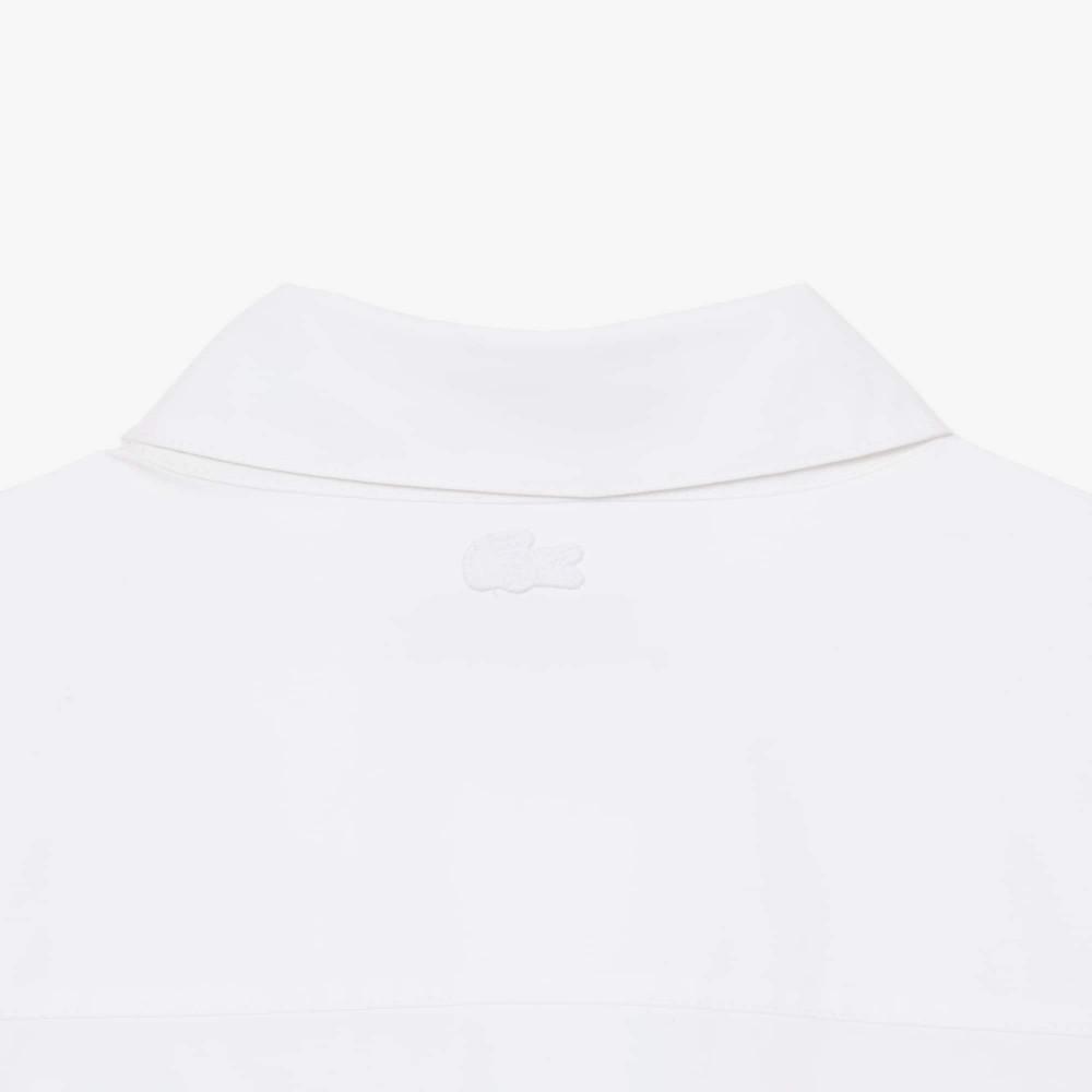[lacoste] Women's Poplin Crocodile Print Shirt CF1199-56G001