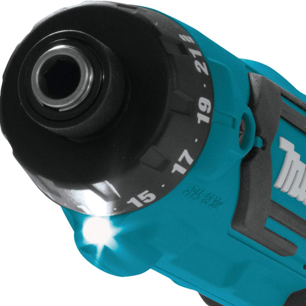 Аккумуляторная дрель-шуруповерт Makita DF012DZ (синий)