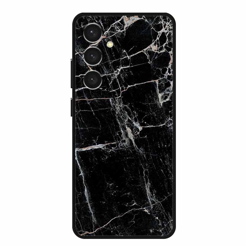 For Samsung S24 Plus Phone Case S24Plus Black Silicone Soft Back Cover Case For Samsung Galaxy S24 Plus Case S 24 Plus Funda Bag