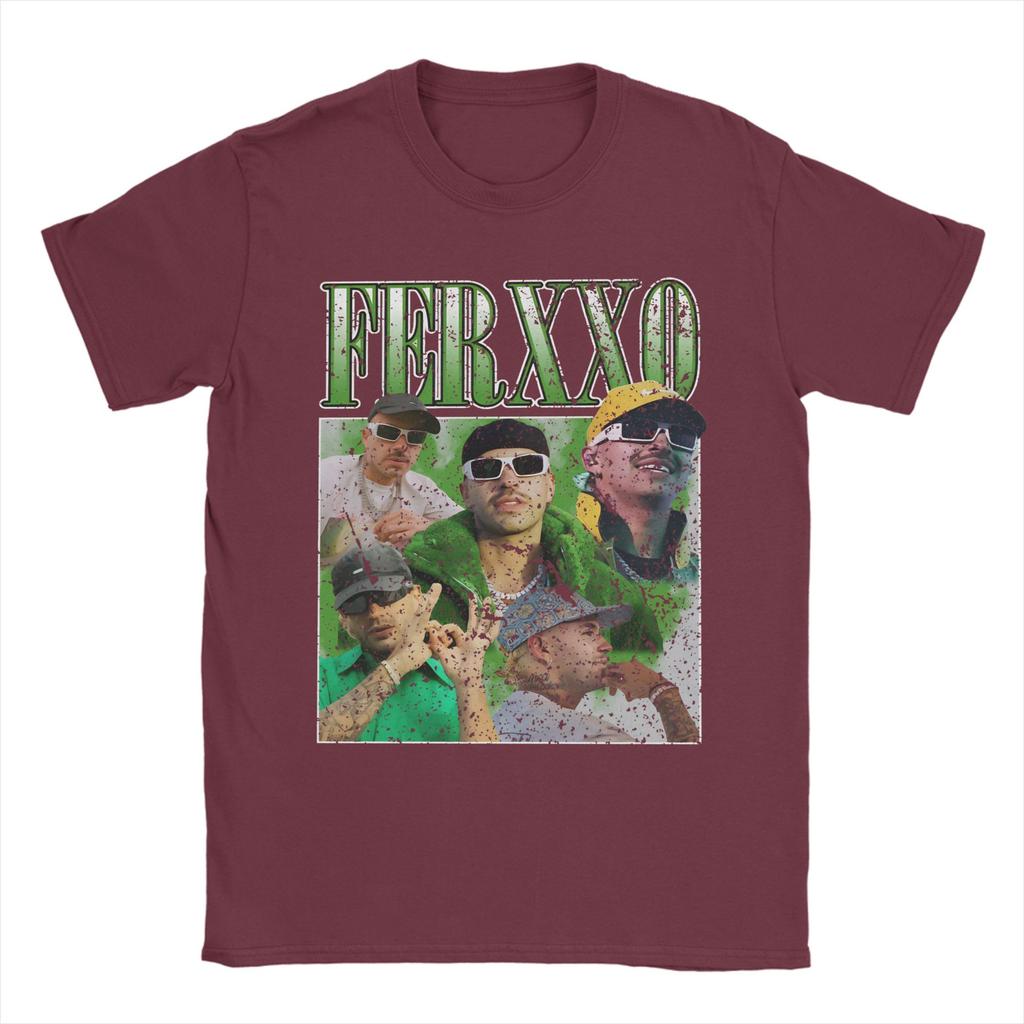 Feid Ferxxo T Shirt Male Streetwear T Shirts Summer Crewneck Fashion Tee Shirt Casual Oversized Tops
