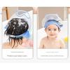 Baby Shower Cap, Kids Ear Protection Water Blocking Hair Washing Hat, Adjustable Waterproof Bath Cap for Infant Bathing