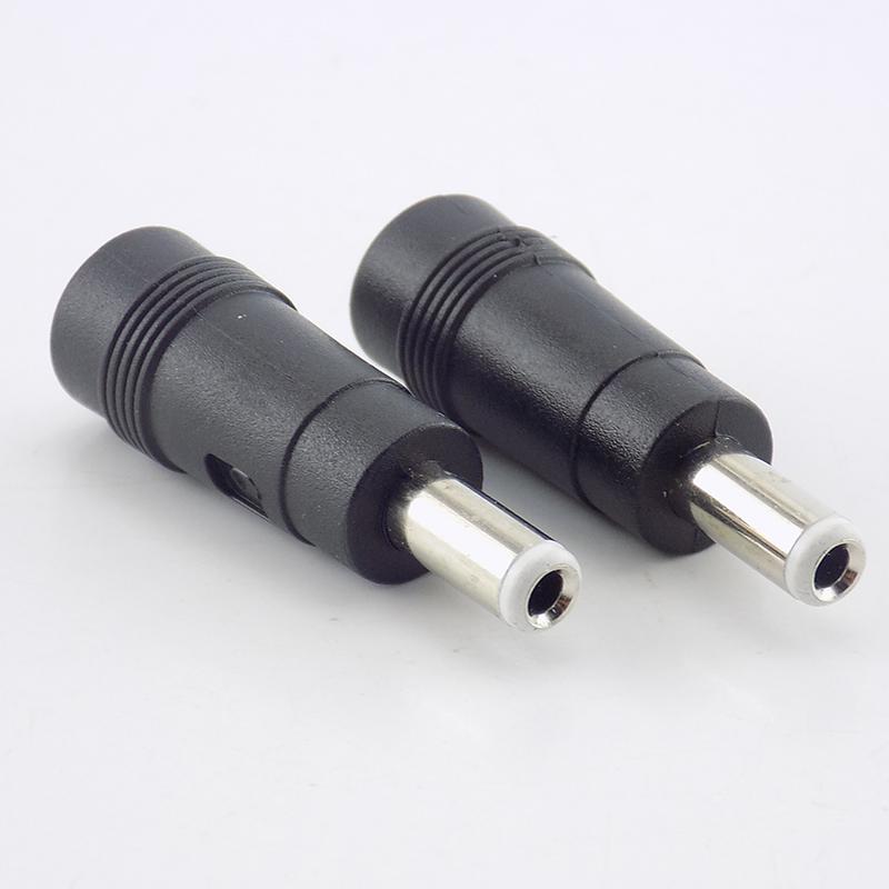 2 шт. 5,5 мм*2,1 мм гнездо на 5,5 мм*2,5 мм штекер DC разъем питания адаптер для ноутбука