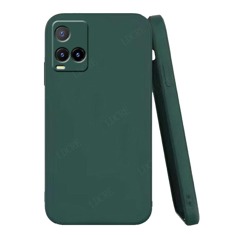 For Cover Vivo Y33S Case For Vivo Y33S Capas Back Liquid Silicone Shockproof Full Soft Cover For Vivo Y21 Y21S Y21T Y33S Fundas