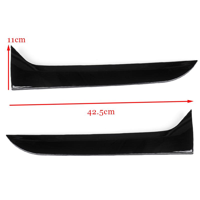 1 пара глянцевых черных боковых спойлеров на заднее окно, крыло для VW Tiguan MK1 2007-2016 для MK2 2017 + автоаксессуары