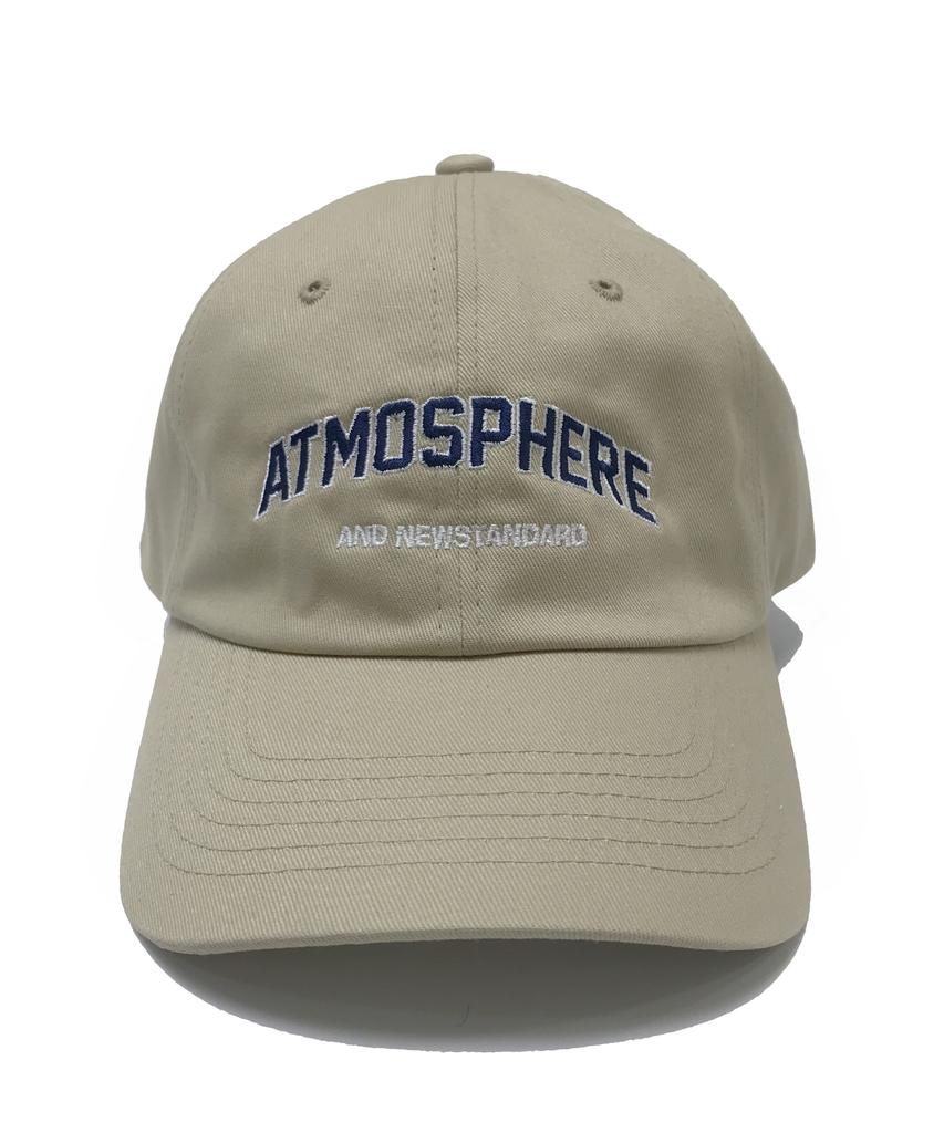 И НОВЫЙСТАНДАРТ Хлопковая кепка с логотипом Atmosphere (бежевый)
