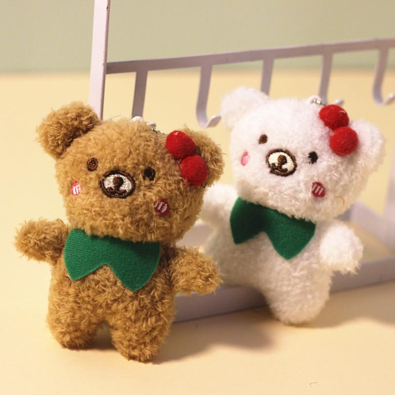 Adorable Teddy Bear Plush Toy With Scarf And Keychain For Kids And Adults