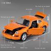 1/36 Porsche Classics Old Car Alloy Simulation Car Model With Sound And Lights Metal Diecasts & Toy Vehicles Decoration Children Boy Toys