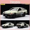 Металлическая модель автомобиля Toyota Ae86 Детская игрушка с инерционным механизмом для игры