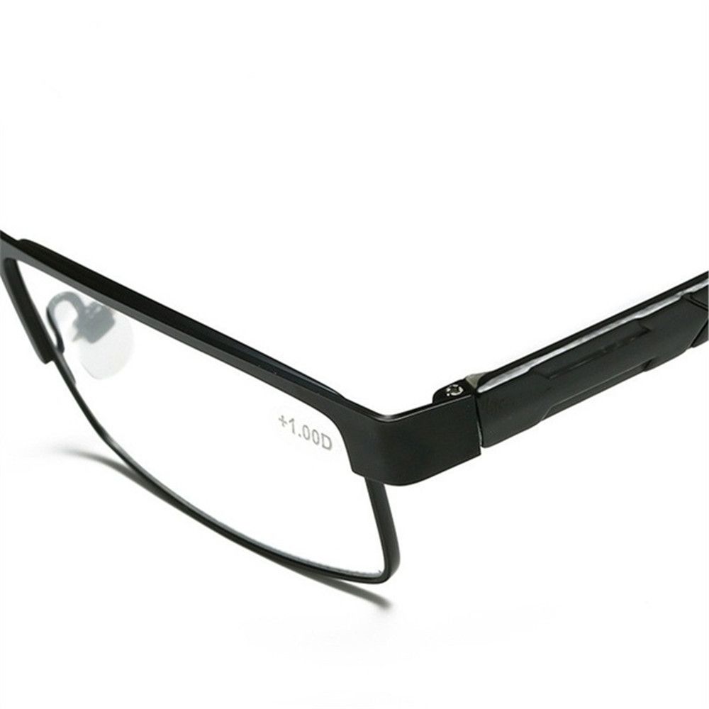 Eye Wear Metal Titanium Alloy Vision Care Eyeglasses +1.00~+4.0 Diopter Business Reading Glasses