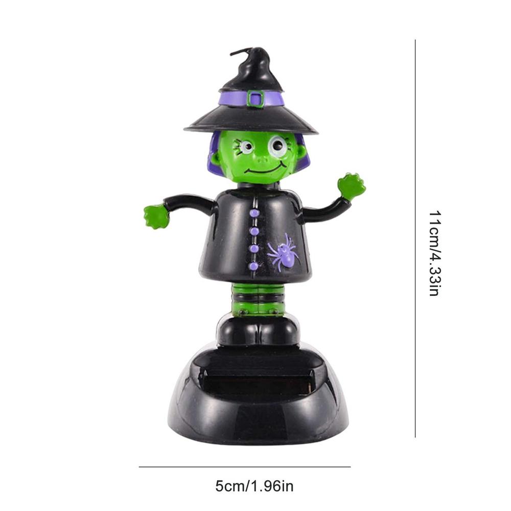 Cool Car Dashboard Decoration Pendants Halloween Solar Innovative Swing Doll Ornament Creative Styling Auto Interior Accessory