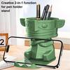Pencil Holder Desktop Organizer Large Capacity Creative Shape Multipurpose Funny Makeup Brush Holder Mobile Phone Stand