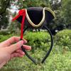 Head Wear Pirate Cap Role Play Cosplay Headpiece Creative Halloween Headband  Cosplay Event