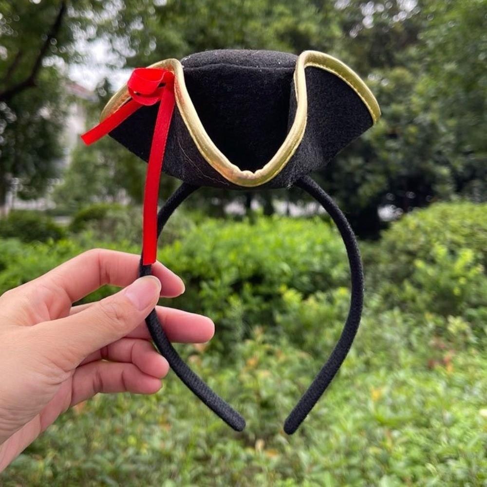Head Wear Pirate Cap Role Play Cosplay Headpiece Creative Halloween Headband Cosplay Event