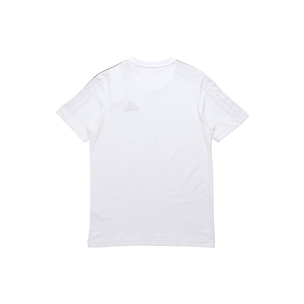 adidas Футболка Essentials с тремя полосками, белая/черная, мужская, уличная GL3733