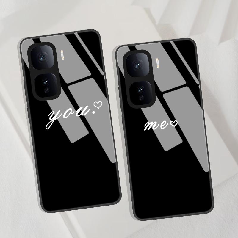Закаленное Стекло Чехол для Телефона Для vivo iQOO Neo 10 Pro Роскошный Жесткий Задний Бампер Чехол для Vivo iQOO Neo 10 Capa Neo10 / Neo 10Pro