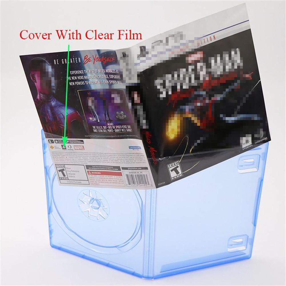 1 шт. для Sony PS5 / PS4 Сменная коробка для игрового диска с CD Синяя крышка Защитная коробка Держатель для игровых дисков Коробка-кронштейн для хранения CD/DVD дисков