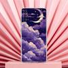 Чехол для телефона Samsung A56 A36 A26 A24 A16 A14 A12 A32 A50 A70 A22 A40 A34 A54 A42 A52 5G A04s A06 Обложка Луна Облако Комиксный Стиль