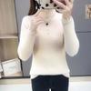 Sweater Women Knitted Ribbed Pullover Sweater Long Sleeve O-neck Slim Jumper Soft Warm Pull Femme Tops