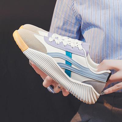 Белые туфли для женщин Весна Новые Джокер Студенческие туфли Дышащие женские кроссовки для бега Повседневная обувь