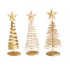 Christmas Tree Decorations With Base Star Iron Christmas Tree Ornaments for Tabletop Party Holiday Decorations