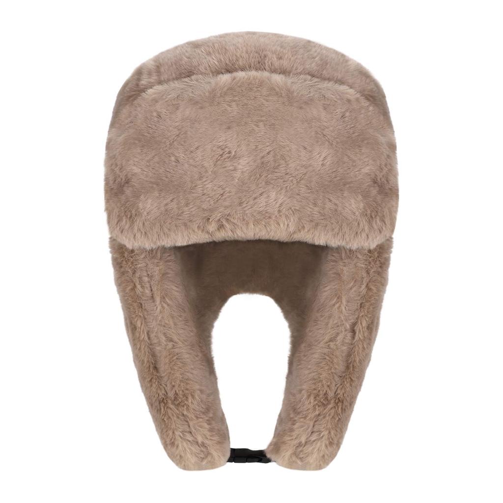 JIAHG Russian Pilot Warm Russian Pilot Cap for Men and Perfect for and Outdoor 3 with Ear Perfect for Fall and Slimming Brown Cap, Women, Unisex,