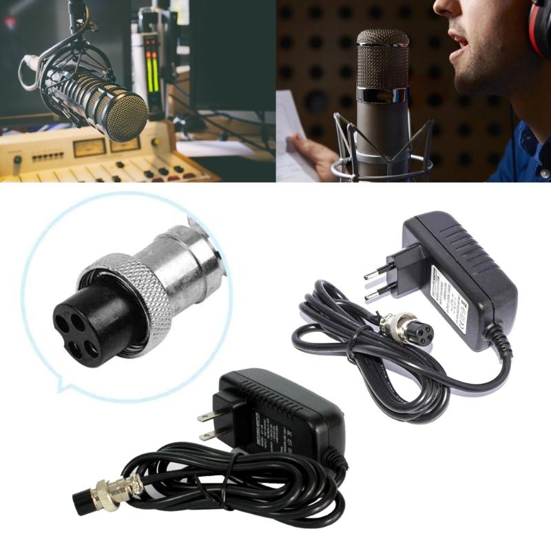 Mixer Console Power Supply Adapter AC100-240V DC15-DC48V Featuring Overloads and Short Circuits Protections Stable out