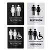 Modern Styles Toilet Door Signs for Male and Female for Various Decoration In Offices and Restaurants