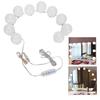 10pcs Colorful LED Light Bulb Makeup Mirror Bulb Wedding Party Mirror Bulb