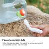 Гибкая удлинительная трубка для крана, аксессуары для ведра с водой, телескопический удлинитель шланга для крана, удлиняющий разбрызгиватель, походное оборудование