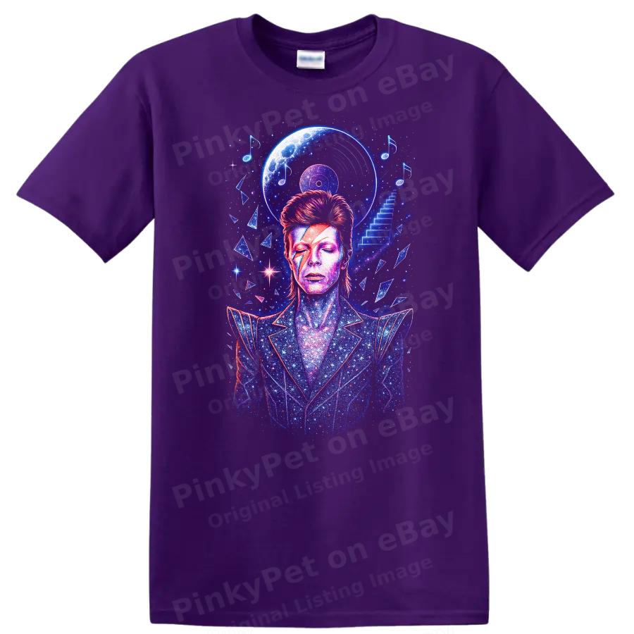 Retro Rock Legend T Shirt Cosmic Music Album Cover Graphic Tee
