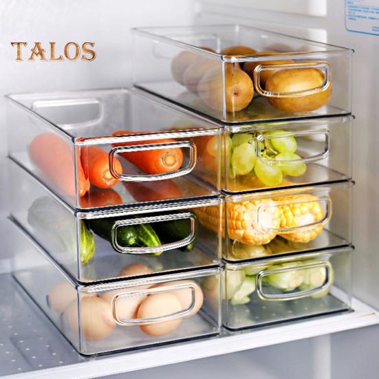 Холодильник стеллаж для хранения пищевых продуктов, пищевой материал, термостойкий ПЭТ, полезные столешницы для зуда, контейнеры для хранения продуктов на кухне