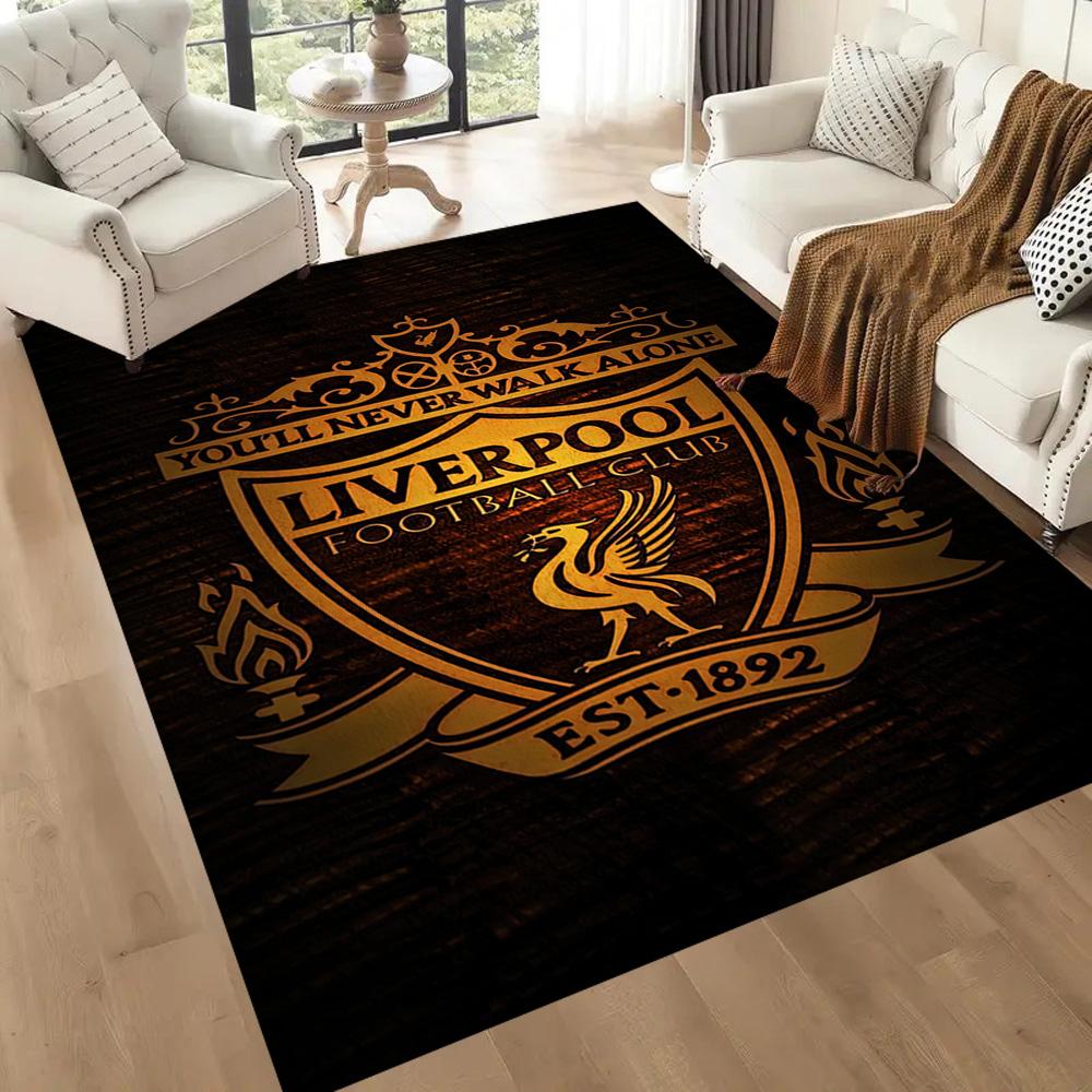 Liverpool Football Club Area Rug Suitable For Entryway Balcony Decorate Room Playrooms Antislip Rug Office Home Decor Perfect Gift For Womenmen